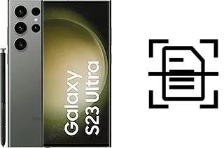 Numériser un document sur un Samsung Galaxy S23 Ultra