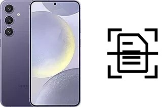 Numériser un document sur un Samsung Galaxy S24+