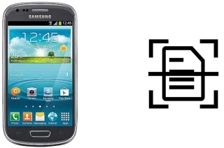 Numériser un document sur un Samsung Galaxy S3 Mini VE