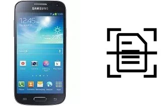 Numériser un document sur un Samsung I9190 Galaxy S4 mini