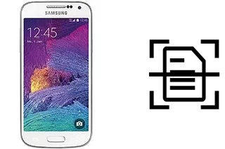 Numériser un document sur un Samsung Galaxy S4 mini I9195I