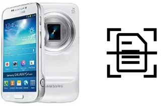 Numériser un document sur un Samsung Galaxy S4 zoom