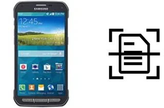 Numériser un document sur un Samsung Galaxy S5 Active