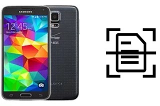 Numériser un document sur un Samsung Galaxy S5 (USA)