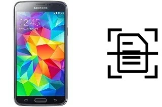 Numériser un document sur un Samsung Galaxy S5 (octa-core)