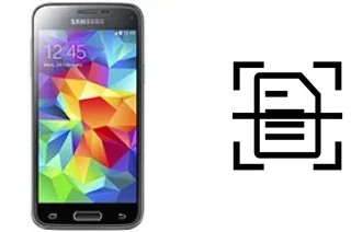 Numériser un document sur un Samsung Galaxy S5 mini Duos