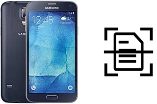 Numériser un document sur un Samsung Galaxy S5 Neo