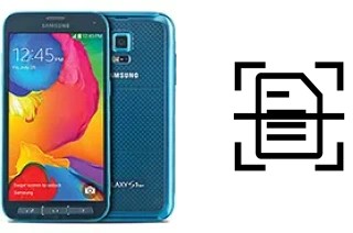 Numériser un document sur un Samsung Galaxy S5 Sport