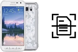 Numériser un document sur un Samsung Galaxy S6 active