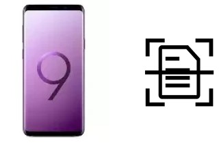 Numériser un document sur un Samsung Galaxy S9 Exynos