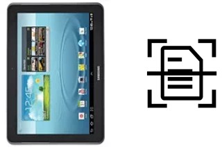 Numériser un document sur un Samsung Galaxy Tab 2 10.1 CDMA