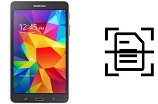 Numériser un document sur un Samsung Galaxy Tab 4 7.0