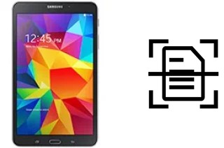 Numériser un document sur un Samsung Galaxy Tab 4 8.0 LTE