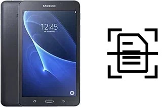 Numériser un document sur un Samsung Galaxy Tab A 7.0 (2016)