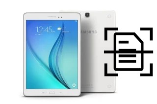 Numériser un document sur un Samsung Galaxy Tab A 9.7