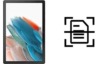 Numériser un document sur un Samsung Galaxy Tab A8 10.5 (2021)