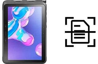 Numériser un document sur un Samsung Galaxy Tab Active Pro