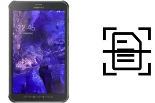 Numériser un document sur un Samsung Galaxy Tab Active LTE