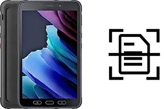 Numériser un document sur un Samsung Galaxy Tab Active3