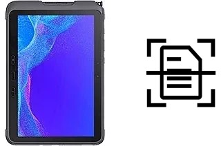 Numériser un document sur un Samsung Galaxy Tab Active4 Pro