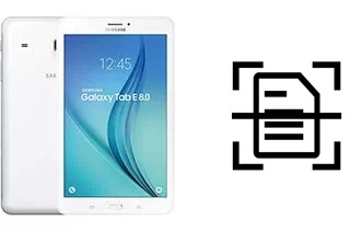 Numériser un document sur un Samsung Galaxy Tab E 8.0