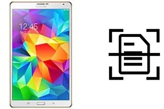 Numériser un document sur un Samsung Galaxy Tab S 8.4