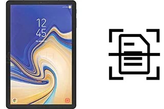 Numériser un document sur un Samsung Galaxy Tab S4 10.5