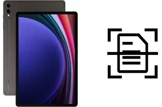 Numériser un document sur un Samsung Galaxy Tab S9+