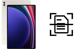 Numériser un document sur un Samsung Galaxy Tab S9 Ultra