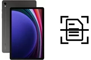 Numériser un document sur un Samsung Galaxy Tab S9