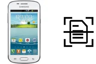 Numériser un document sur un Samsung Galaxy Trend II Duos S7572