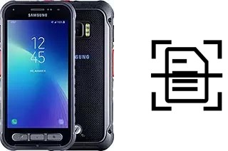 Numériser un document sur un Samsung Galaxy Xcover FieldPro