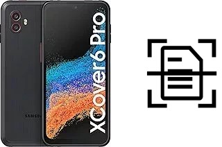 Numériser un document sur un Samsung Galaxy Xcover6 Pro