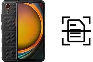 Numériser un document sur un Samsung Galaxy Xcover7