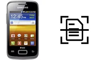 Numériser un document sur un Samsung Galaxy Y Duos S6102