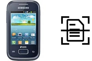 Numériser un document sur un Samsung Galaxy Y Plus S5303