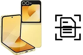 Numériser un document sur un Samsung Galaxy Z Flip6