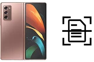 Numériser un document sur un Samsung Galaxy Z Fold2 5G