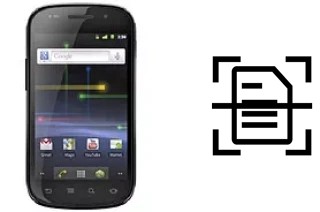 Numériser un document sur un Samsung Google Nexus S