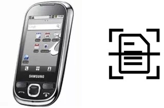 Numériser un document sur un Samsung I5500 Galaxy 5