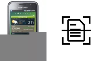 Numériser un document sur un Samsung I9001 Galaxy S Plus