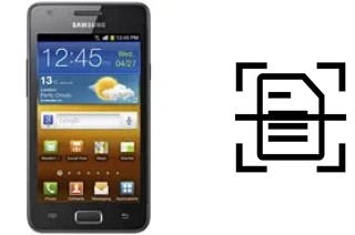 Numériser un document sur un Samsung I9103 Galaxy R