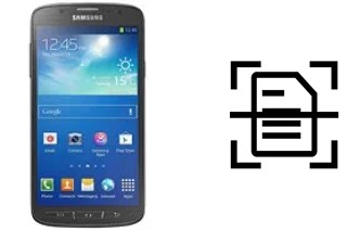 Numériser un document sur un Samsung Galaxy S4 Active LTE-A