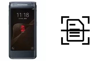 Numériser un document sur un Samsung W2017