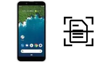 Numériser un document sur un Sharp Android One S5
