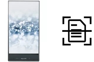 Numériser un document sur un Sharp Aquos Crystal 2