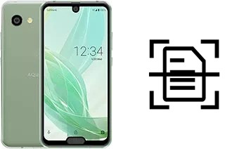 Numériser un document sur un Sharp Aquos R2 compact