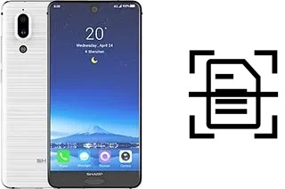 Numériser un document sur un Sharp Aquos S2