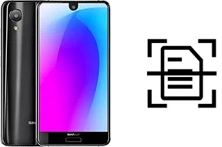 Numériser un document sur un Sharp Aquos S3 mini