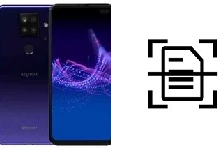 Numériser un document sur un Sharp Aquos Sense4 Plus